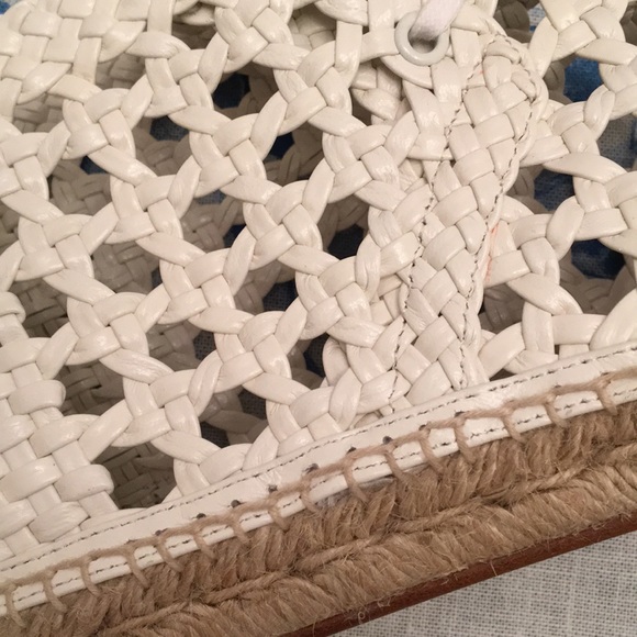 Celine leather woven Espadrille Sneakers 40 New - Picture 4 of 5